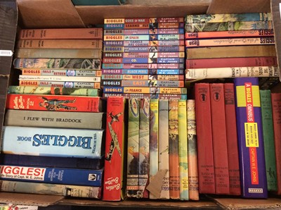 Lot 1491 - One box of Biggles Books