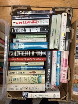 Lot 1489 - One box of modern hardback books, various subjects with some first editions