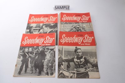 Lot 1266 - One box of Speedway Star Magazines