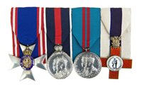 Lot 293 - Medals group - comprising Royal Victorian...