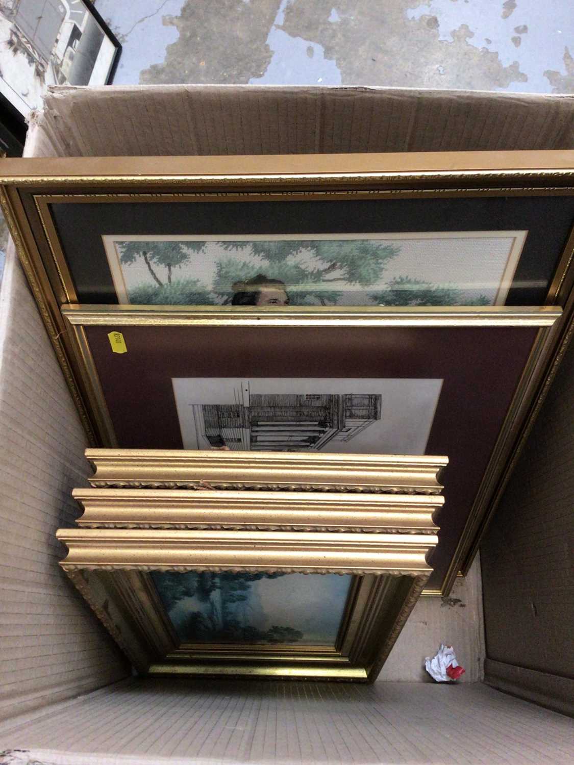 Lot 42 - Quantity of pictures and prints (1 box)