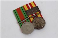 Lot 300 - Second World War Medals pair - comprising...