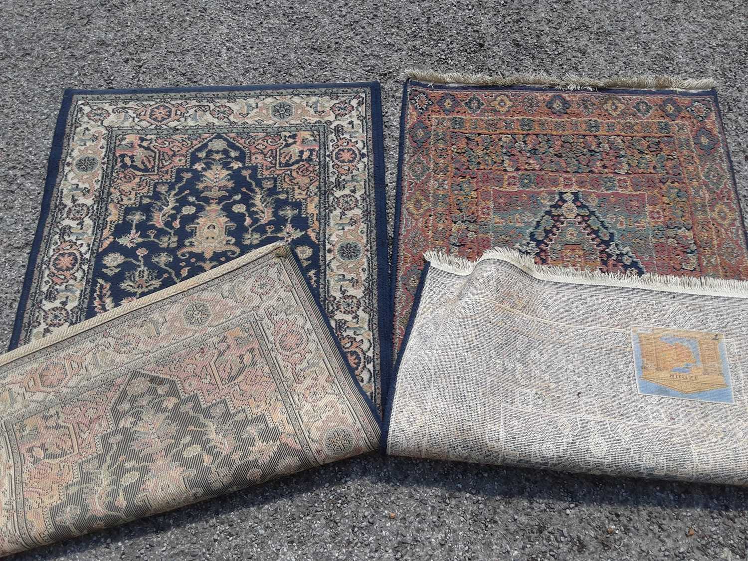 Lot 1079 Two Eastern rugs, 150cm x 80cm