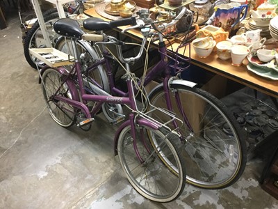 Lot 630 - Two ladies bicycles, Raleigh shopper and a Raleigh Caprice