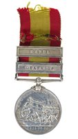 Lot 318 - Afghanistan Medals with two clasps - Kabul and...