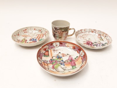 Lot 1206 - 18th century Chinese coffee cup together with other 18th century Chinese porcelain