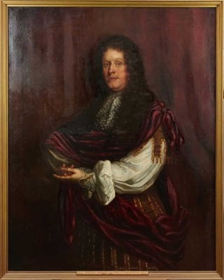 Lot 1240 - Circle of Godfrey Kneller oil on canvas portrait of Charles Talbot, 12th Earl and Duke of Shrewsbury (1660-1718)