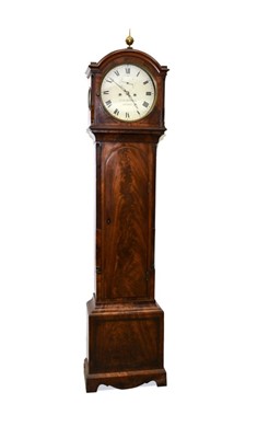 Lot 772 - 18th century mahogany cased longcase