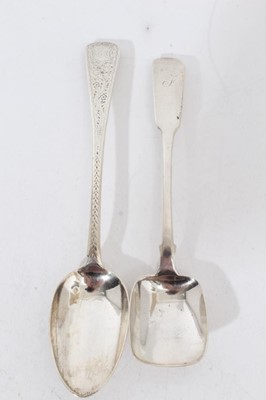 Lot 334 - Selection of Scottish Georgian and later silver flatware