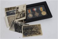 Lot 336 - First World War trio - comprising 1914 - 1915...