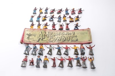 Lot 1602 - Britians selection of American Cowboys and Indians (40 +)