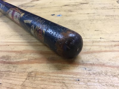 Lot 954 - Victorian Police truncheon of The City of London Police, retaining much of original paintwork, numbered