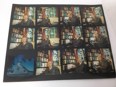 Lot 1472 - Pamela Chandler (1928-1993) four colour contact sheets taken of J. R, R. Tolkien and his wife Edith ,together with a black and white contact sheet from the same photographic session