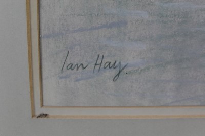 Lot 61 - *Ian Hay - pastel, Embankment, London