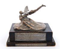 Lot 30 - Rare 1930s Schneider Trophy miniature given to...
