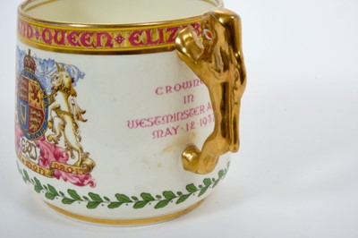 Lot 54 - The Coronation of King George VI 1937-  Paragon Coronation loving  cup