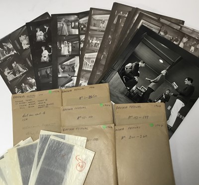 Lot 1488 - Pamela Chandler (1928-1993) large collection of negatives and contact sheets relating to theatre and television