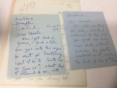 Lot 1492 - Winifred Nicholson (1893-1981) good group of correspondence to Pamela Chandler (1928-1993)