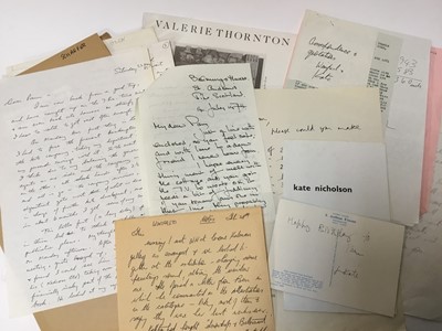 Lot 1493 - Collection of ephemera relating to St Ives artists