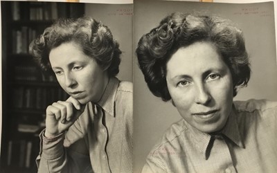 Lot 1450 - Pamela Chandler (1928-1993) by Lotte Meitner-Graf (1899-1973) series of photographic portrait studies, together with related correspondence and other materials