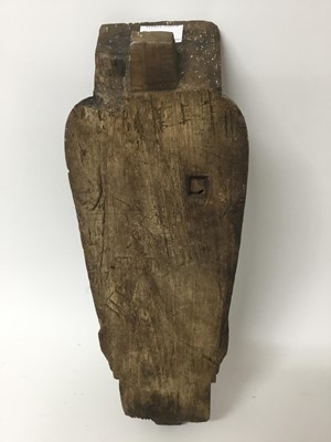 Lot 159 - Antique Eastern carved wood column mount