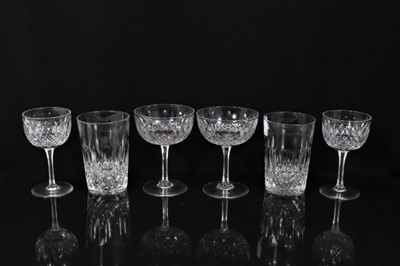 Lot 137 - Good quality set of cut crystal drinking glasses (44 pcs)