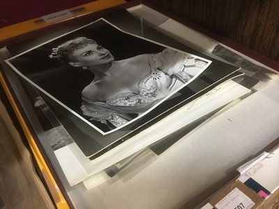 Lot 1523 - Pamela Chandler (1928-1993): Fine collection of period 1950s/60s photographic prints of stage and screen stars