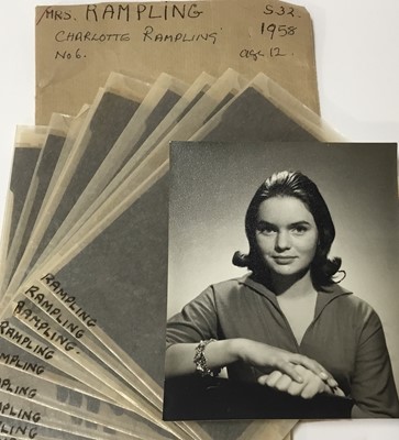Lot 1524 - Pamela Chandler (1928-1993) interesting collection of 1950s/60s photographs and negatives of stage and screen stars