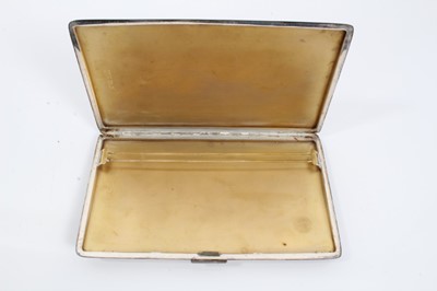 Lot 18 - Silver cigarette case