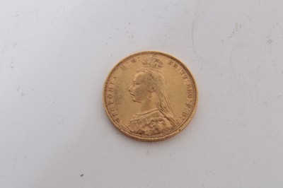 Lot 397 - G.B. Gold sovereign Victoria J.H. 1891 GF (1 coin)