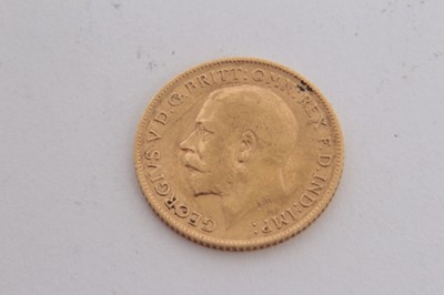 Lot 398 - G.B. Gold Half Sovereign George V 1913 F (1 coin)