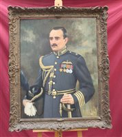 Lot 178 - 1950s oil on canvas - portrait of a Royal Air...