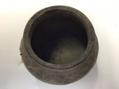 Lot 2248 - Roman black glazed pottery bowl