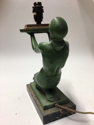 Lot 2237 - French Art Deco lamp