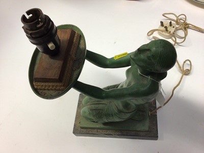 Lot 2237 - French Art Deco lamp