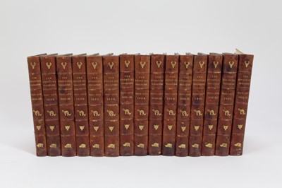 Lot 986 - The Sporting Magazine- Fifteen volumes dating from November 1824 to April 1833