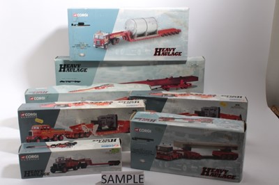 Lot 1625 - Corgi Heavy Haulage boxed models including 18003, 18005, 18004, 17603, CC12604, CC11802, CC12404, 17603, 16901 (boxes condition varies)