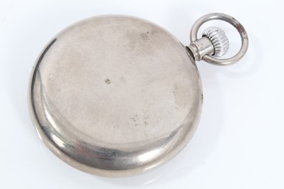 Lot 47 - Georgian pair cased pocket watch in tortoiseshell case, two other pocket watches and vintage silver cased wristwatch