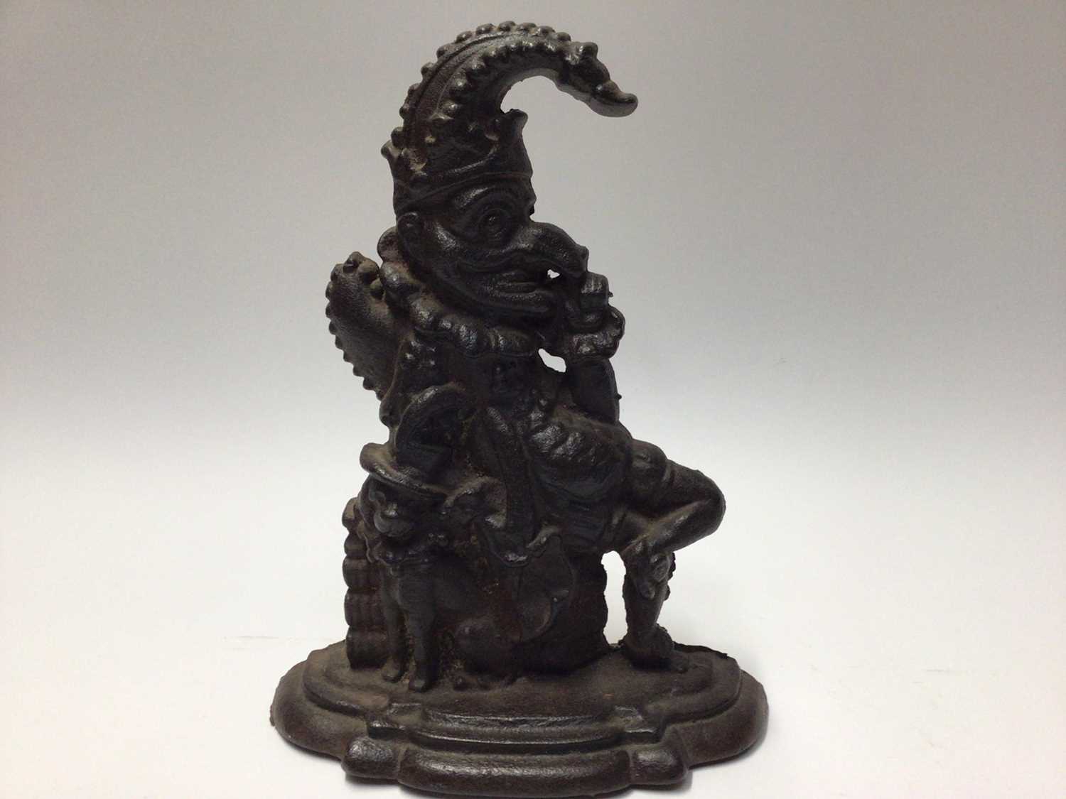 Lot 2211 - Cast Iron Door Stop in the form of Mr Punch