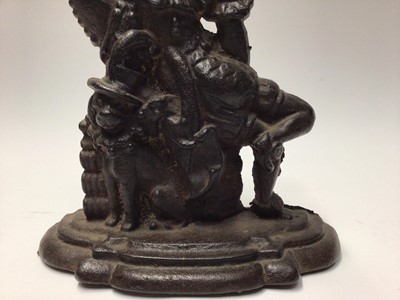 Lot 2211 - Cast Iron Door Stop in the form of Mr Punch