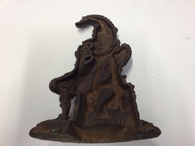 Lot 2211 - Cast Iron Door Stop in the form of Mr Punch