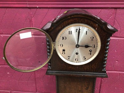 Lot 364 - Free standing granddaughter clock