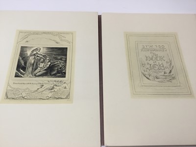 Lot 1539 - William Blake Illustrations of the Book of Job in 21 plates, 1987 facsimile editions published by Trianon