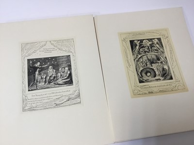 Lot 1539 - William Blake Illustrations of the Book of Job in 21 plates, 1987 facsimile editions published by Trianon