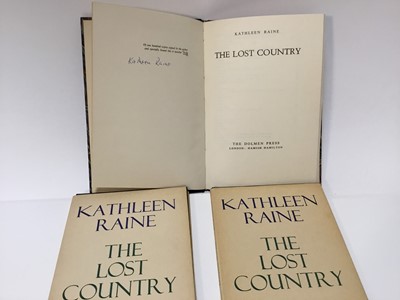 Lot 1540 - Kathleen Raine and her circle - very rare collection of books, predominantly poetry including 1st editions