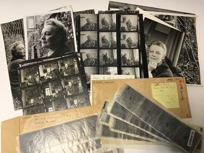 Lot 1544 - Pamela Chandler (1928-1993) photographic portraits of Kathleen Raine  (1908-2003) I the lot including various photographs , contact sheets and negatives
