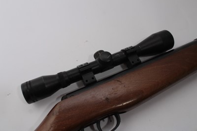 Lot 995 - SMK .22 Calibre air rifle with moderator and telescopic sight