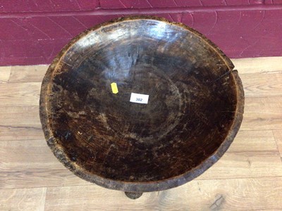 Lot 302 - African stool on four legs