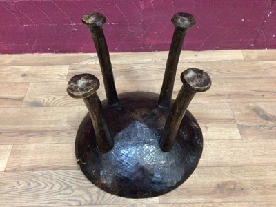 Lot 302 - African stool on four legs