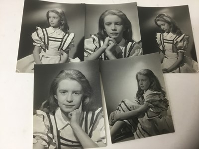 Lot 1546 - Pamela Chandler (1928-1993) interesting group of circa 1958 photographs relating to a young Jane Asher  (b. 1946)
